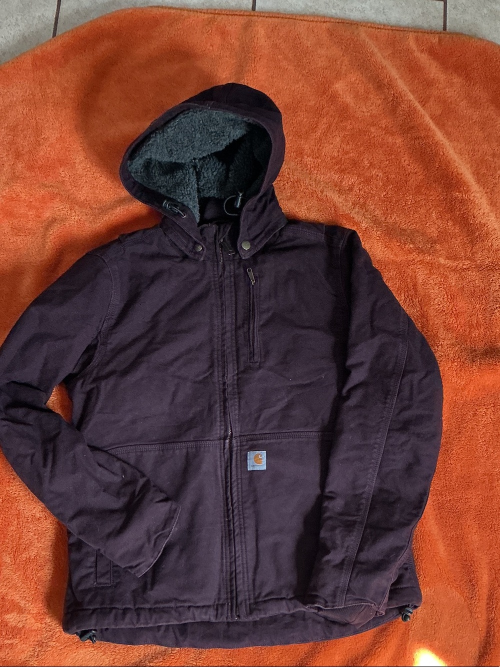 Carhartt Men's Hooded Field Jacket - Deep Purple